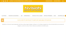 Tablet Screenshot of nvisionshop.com